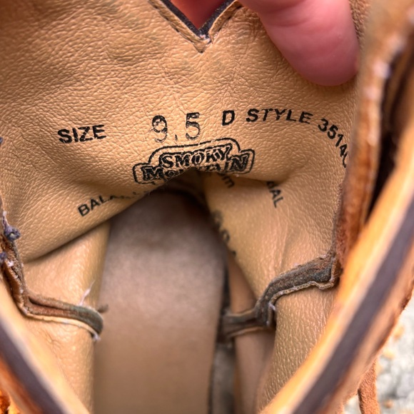 Smoky Mountain girl 9.5 fringe brown suede cowgirl boots rodeo western concert - Picture 5 of 5